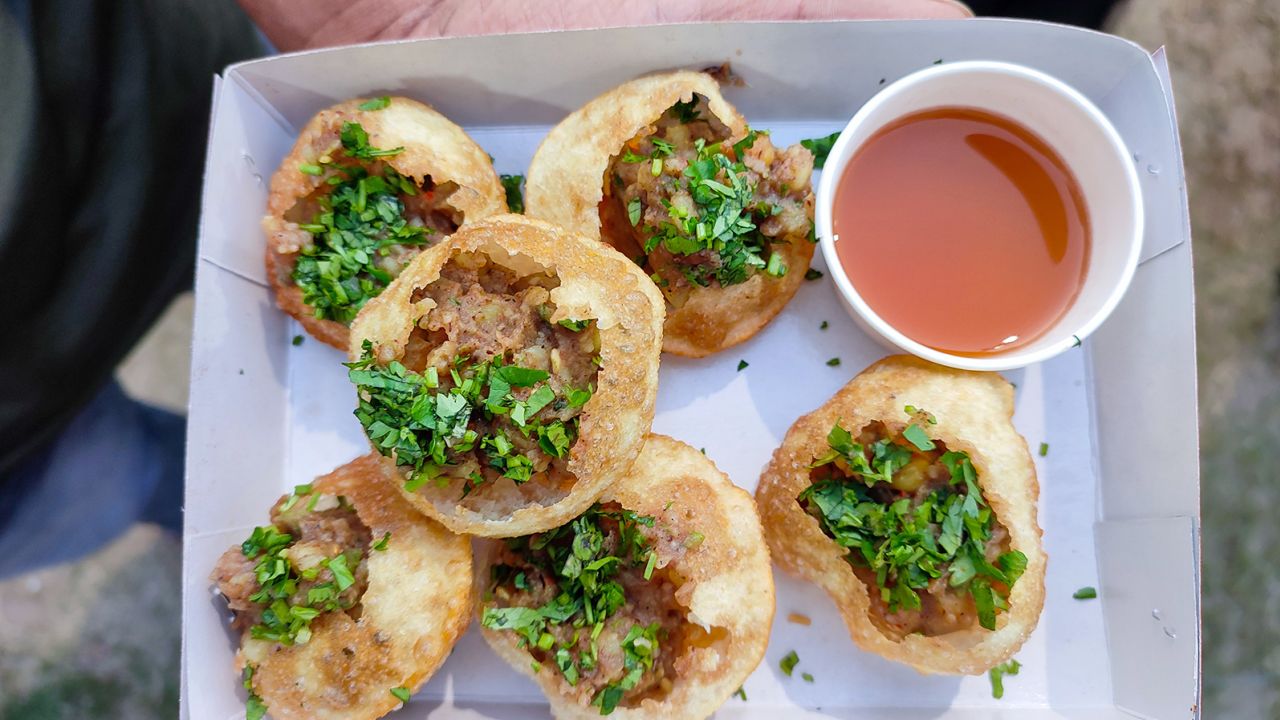 These crispy, hollow spheres are just as delicious as they look. 
