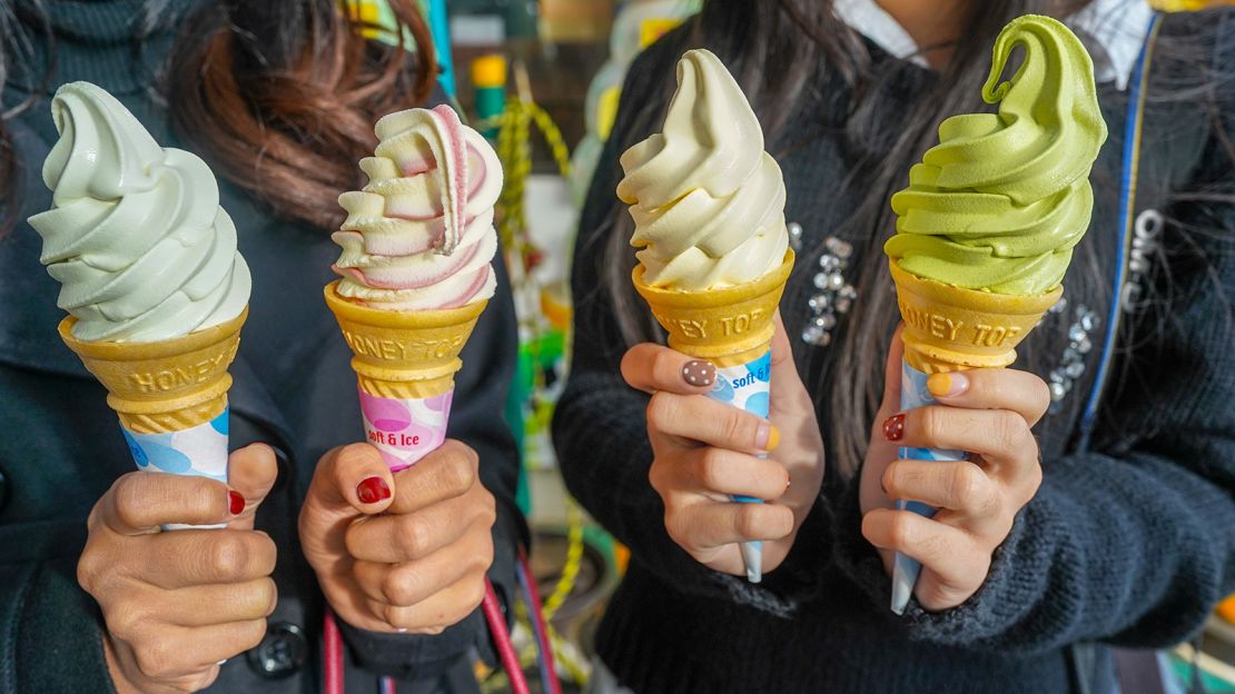 Sofuto kurimu is famed for its silky texture.