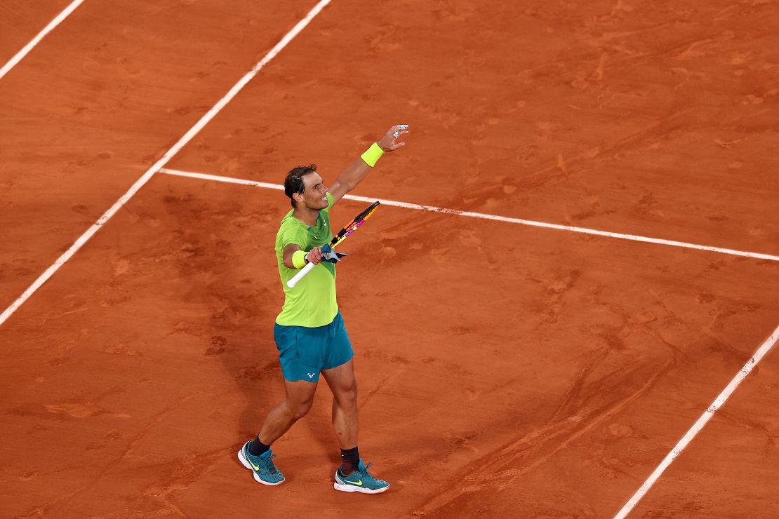 Nadal could win his 22nd grand slam title if he triumphs at the French Open. 