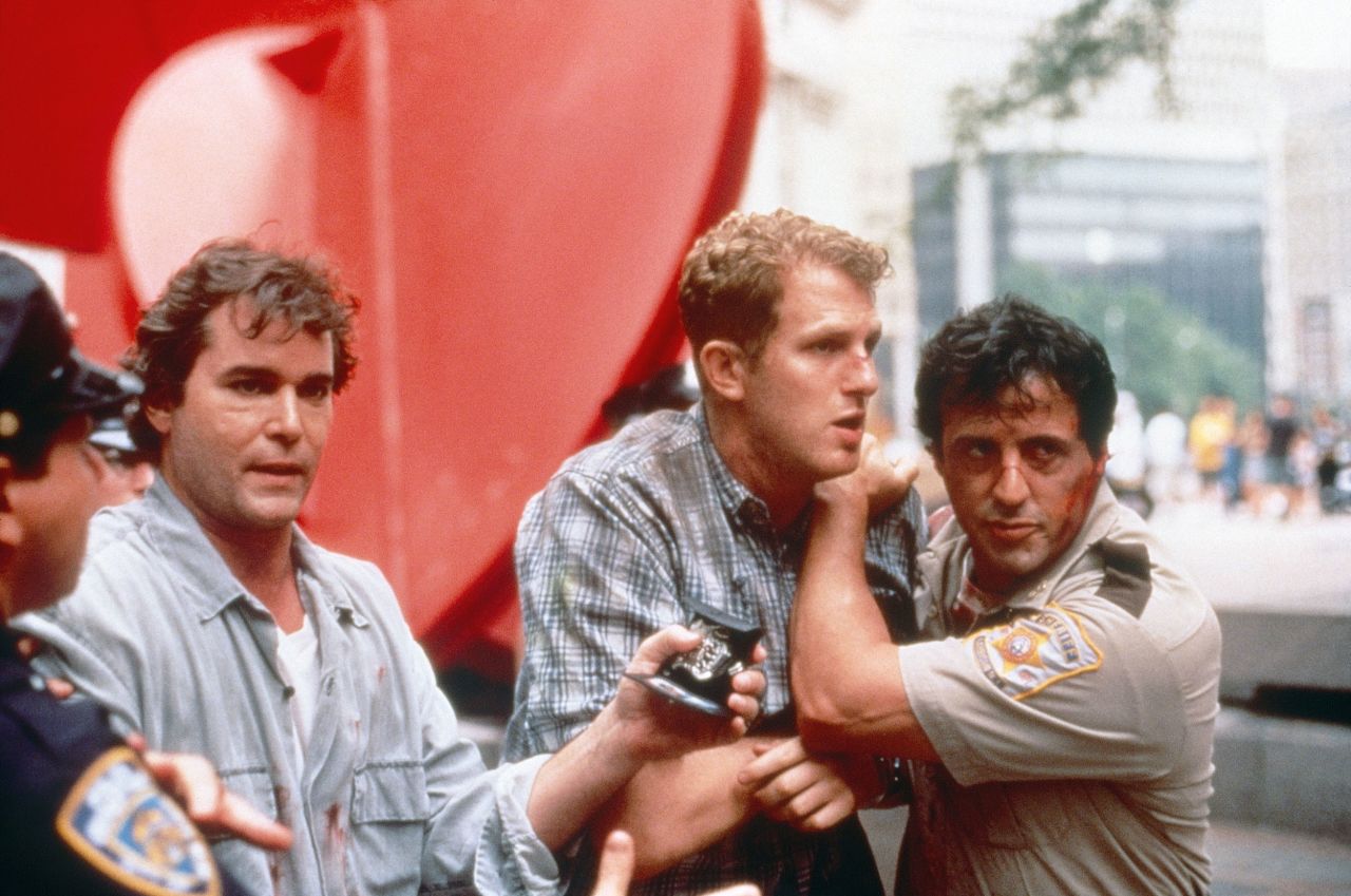 Liotta, Michael Rapaport and Sylvester Stallone appear in "Cop Land" (1997). 