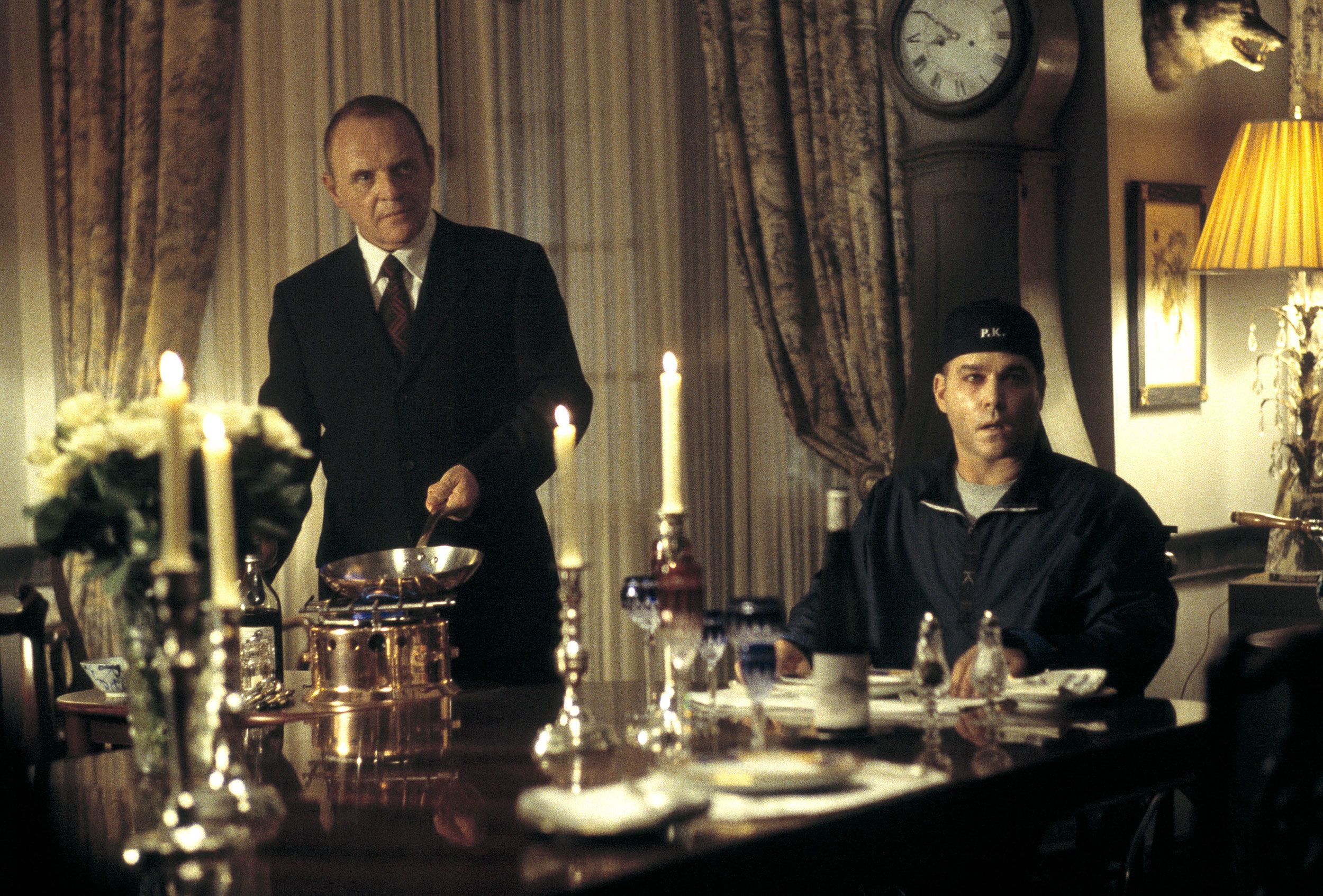 Liotta and Anthony Hopkins in 'Hannibal' (2001).