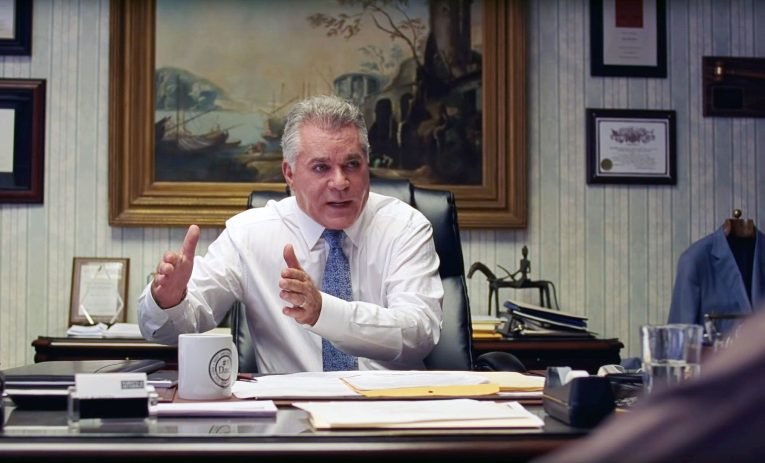 Liotta appears in 'Marriage Story' (2019).