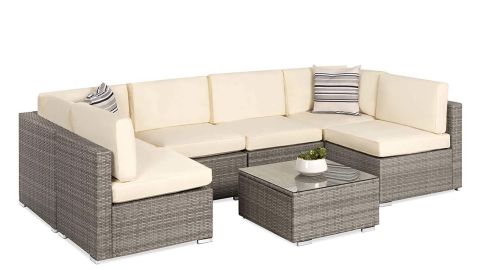 Best Choice 7 Pieces Modular Outdoor Patio Set