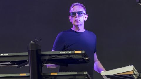 Depeche Mode announced the death of Andy Fletcher, seen onstage in Hanover, Germany in 2017, on social media.