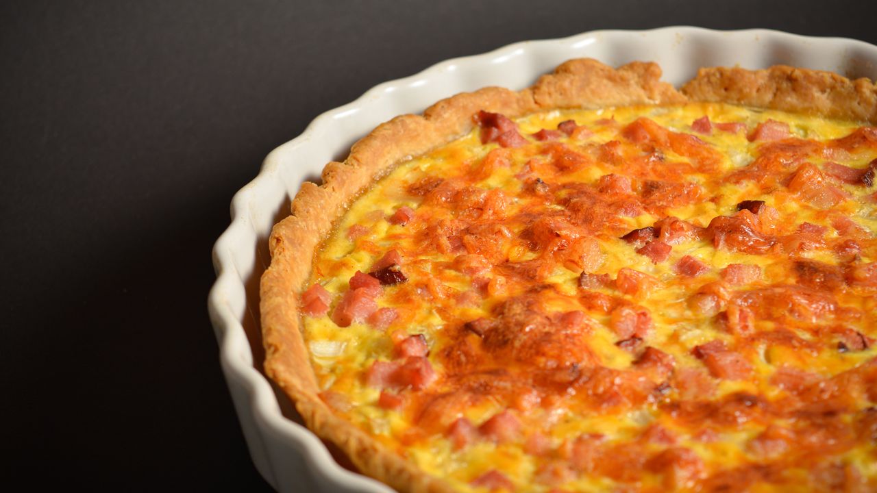 Quiche Lorraine: A butter crust and savory egg custard make this a winning dish.