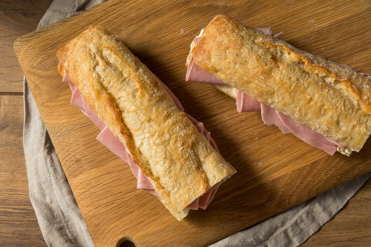 Jambon-beurre: Assemble good-quality ham, butter and a baguette -- nothing more and nothing less.