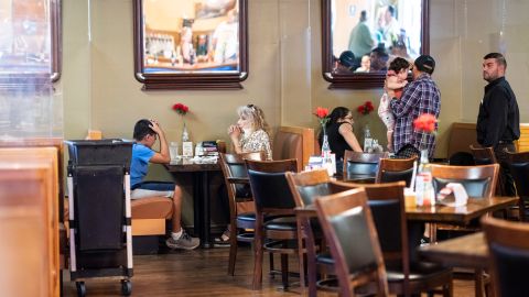 Diners head to the Town House restaurant in Uvalde, Texas on Thursdays. 