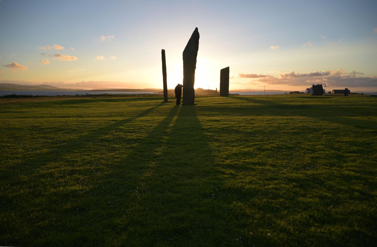 The standing stones of Stenness in Orkney played an important role on Anthony and Rachael's story.