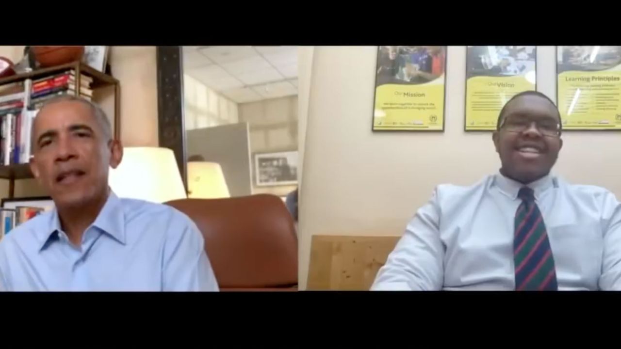 Obama and Philadelphia reconnect on Zoom.