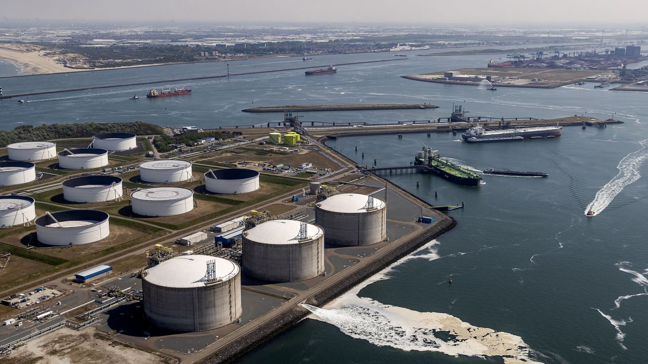 An LNG terminal in the Port of Rotterdam in the Netherlands, last year.