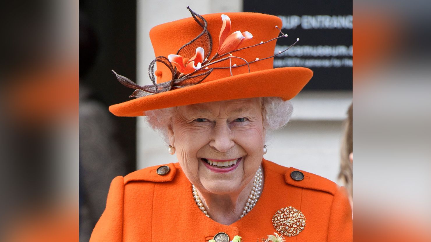 The Queen at the Science Museum in London in 2019.