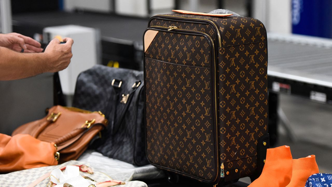 Counterfeit goods, like the ones pictured, cost designer brands billions every year -- as well as damaging their reputations.