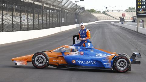 Scott Dixon posted the fastest time in qualifying.