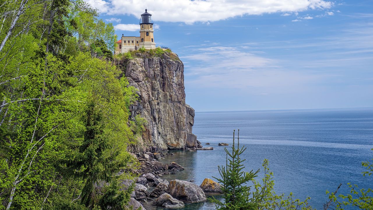 <strong>Great Lakes: </strong>Viking is launching its first expedition ship in the Great Lakes this summer. Here, Split Rock Lighthouse is seen above Lake Superior in Minnesota.