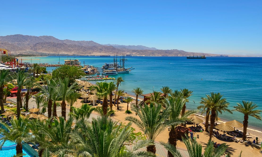 The beachfront resort of Eilat is a big draw in Israel.
