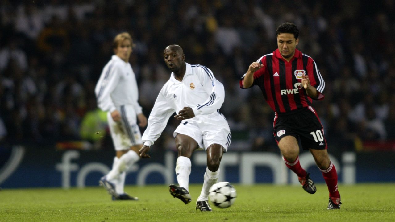 Claude Makelele won the Champions League with Real Madrid in 2002.