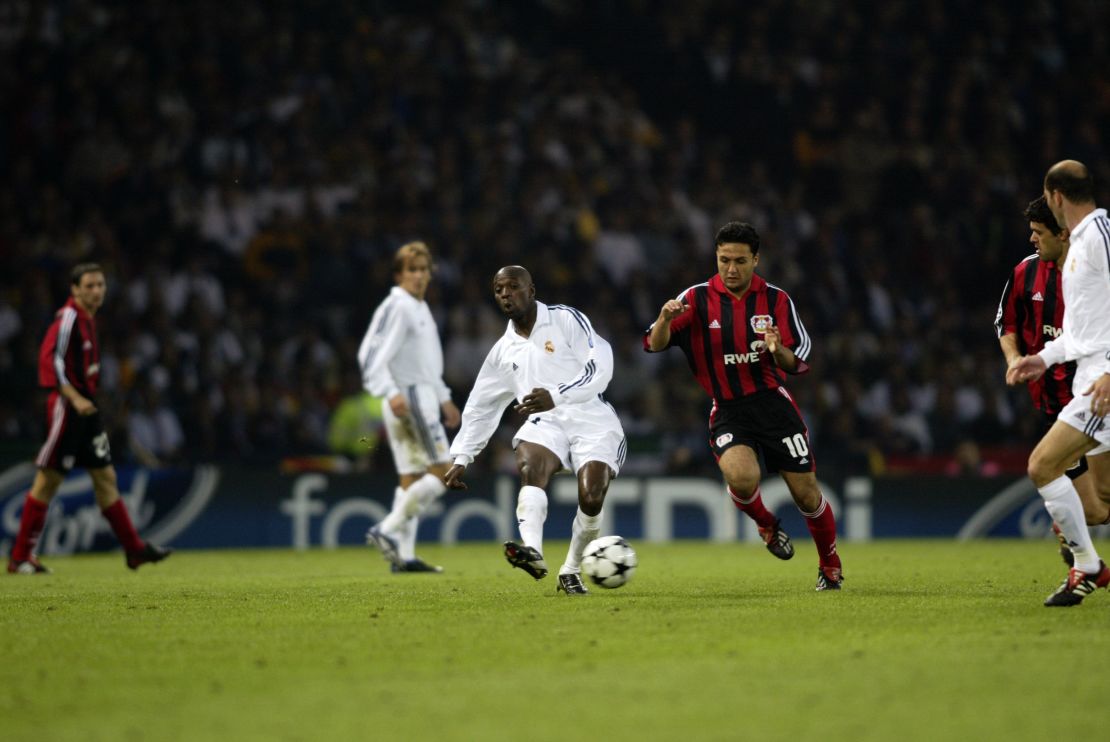 Claude Makelele won the Champions League with Real Madrid in 2002.