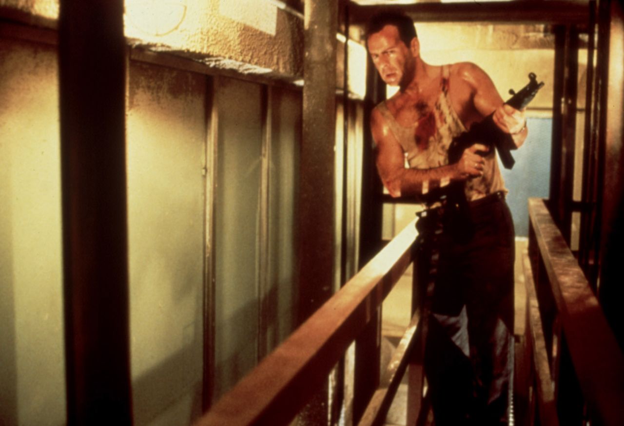 <strong>"Die Hard"</strong>: Bruce Willis stars in this classic action film about a cop trying to save his wife and others after they are taken hostage by terrorists.<strong> (Hulu) </strong>