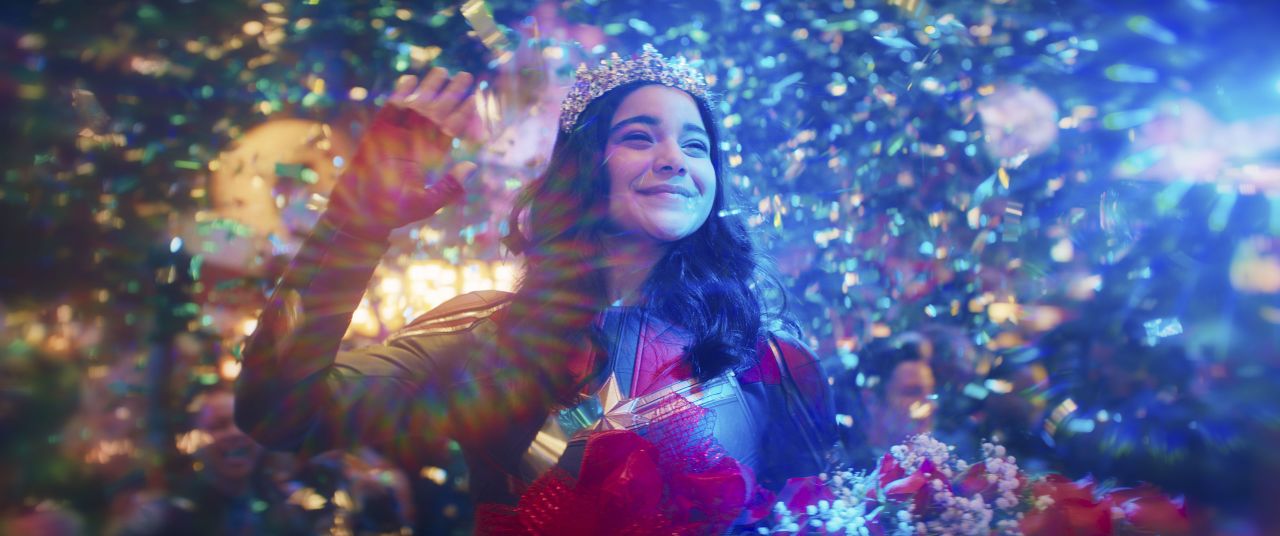 <strong>"Ms. Marvel"</strong>: Iman Vellani stars as Kamala Khan, a Muslim American teen growing up in Jersey City who develops superpowers much like the superheroes she admires. <strong>(Disney+) </strong>