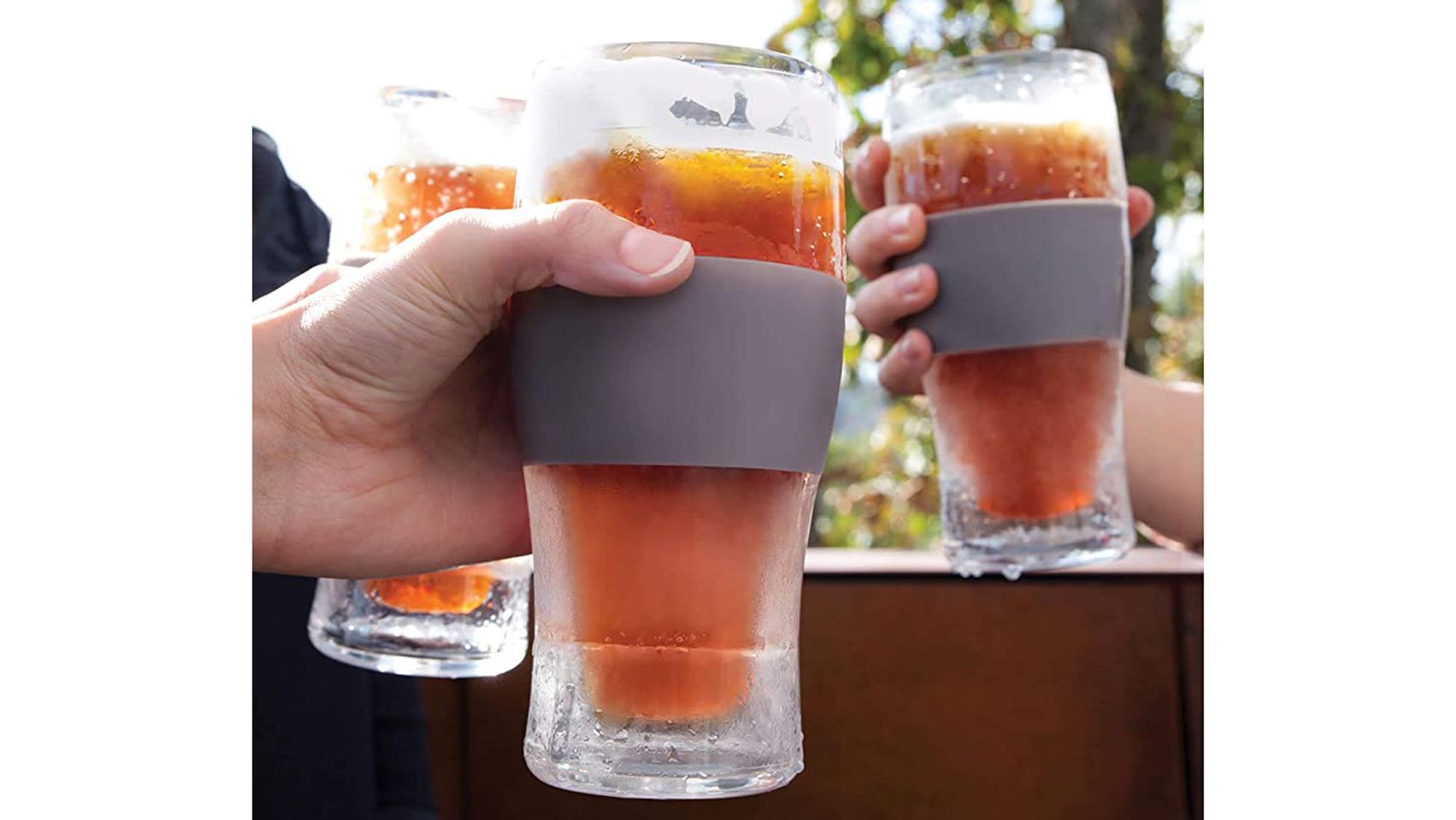 Upside Down Freezer Beer Glass Gift “Best Dad Ever from the