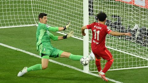 Thibaut Courtois made an impressive display in Real Madrid's goal. 