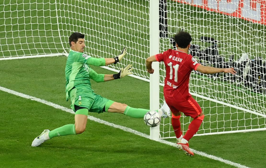 Thibaut Courtois produced a stunning display in goal for Real Madrid. 