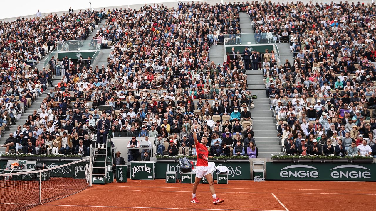 Djokovic has not dropped a set in this year's tournament.