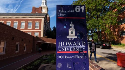 The Howard University campus in Washington, DC.
