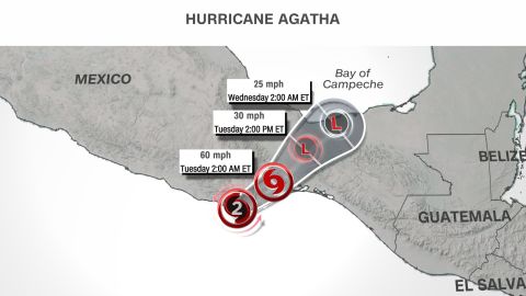 weather hurricane agatha track 053022