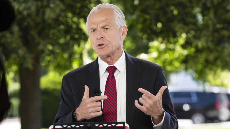 Former Trump adviser Peter Navarro claims he’s been subpoenaed by grand jury