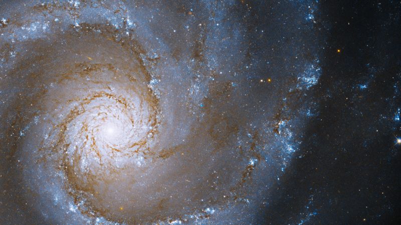 Hubble spioniert das Herz einer großen Spiralgalaxie aus