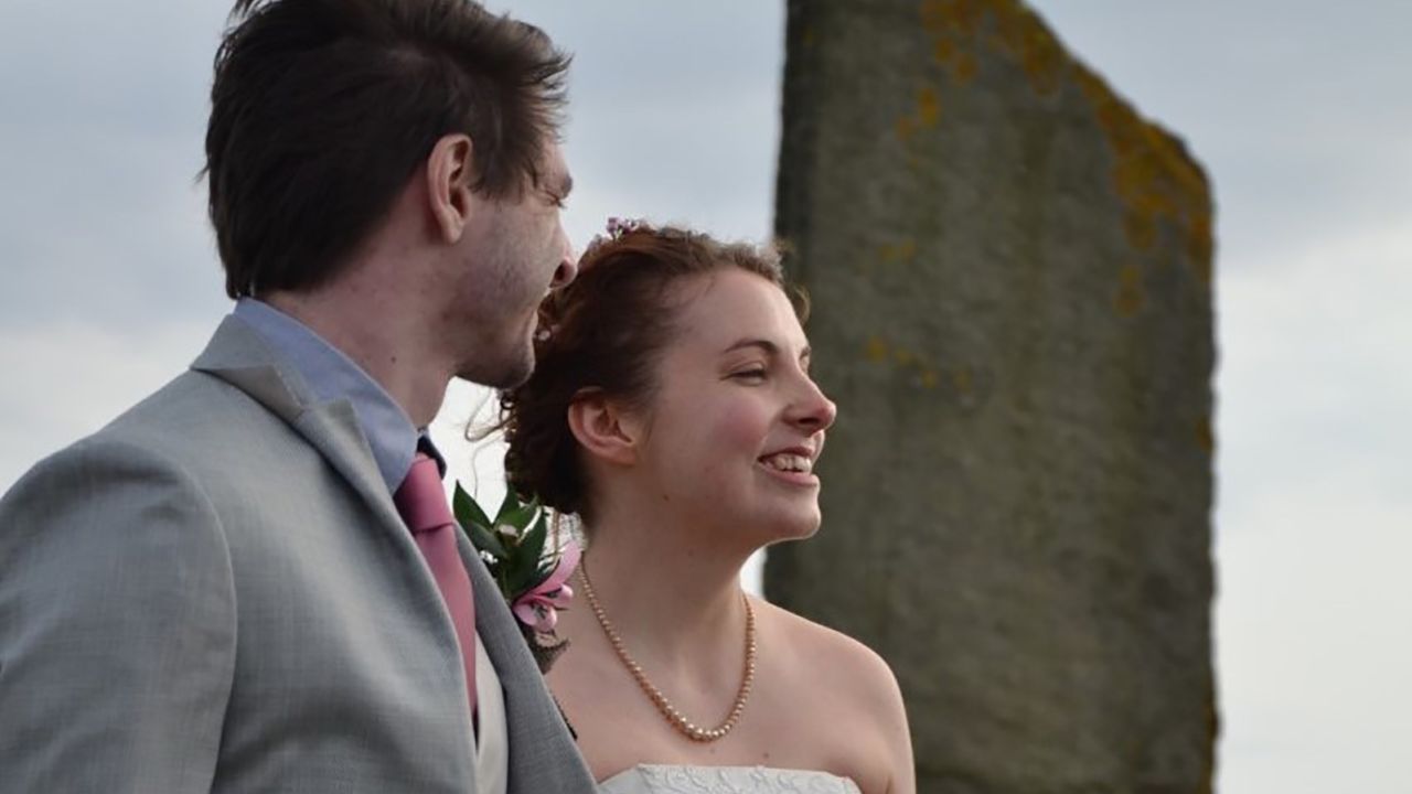 Anthony and Rachael got married at the standing stones of Stenness in Orkney in 2016.