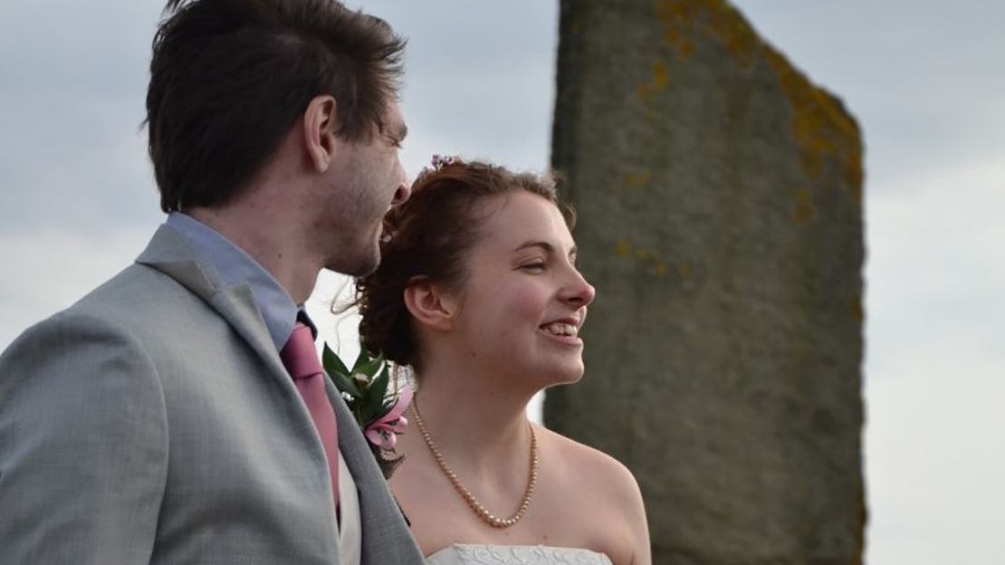 Anthony and Rachael got married at the standing stones of Stenness in Orkney in 2016.