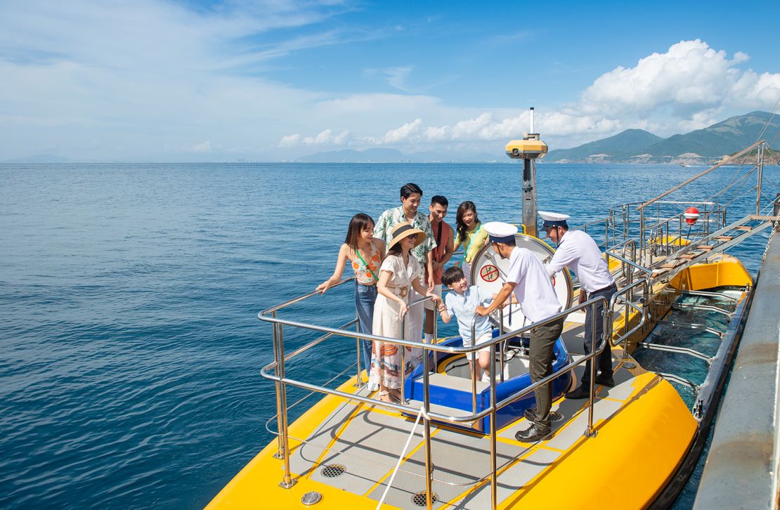 The Triton DeepView 24 launched at the Vinpearl complex in Hon Tre Island, Vietnam.