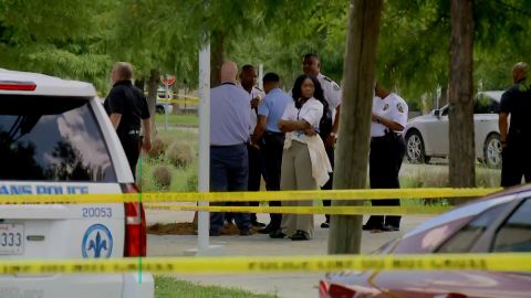 Shot were fired shortly before noon Tuesday after a high school graduation ceremony at Xavier Convocation Center.