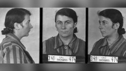 A series of photos of Mary Pünjer at the the Ravensbrück concentration camp. 