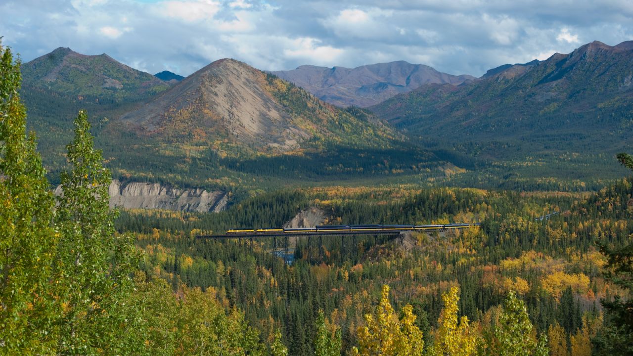 <strong>Denali Star Train: </strong>Alaska Railroad's Denali Star Train takes travelers through some of the most stunning scenery in the US.  