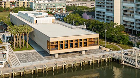 The 150,000-square-foot museum is located at Gadsden's Wharf.