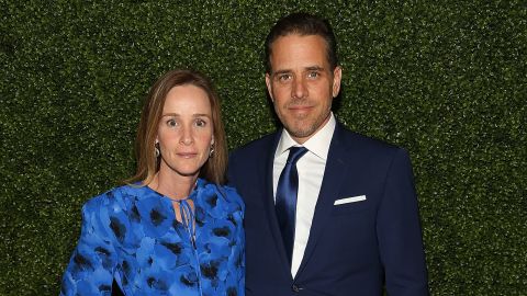 Hunter Biden and his then-wife Kathleen Buhle arrive at the World Food Program USA's Annual McGovern-Dole Leadership Award Ceremony at Organization of American States on April 12, 2016 in Washington, DC. 