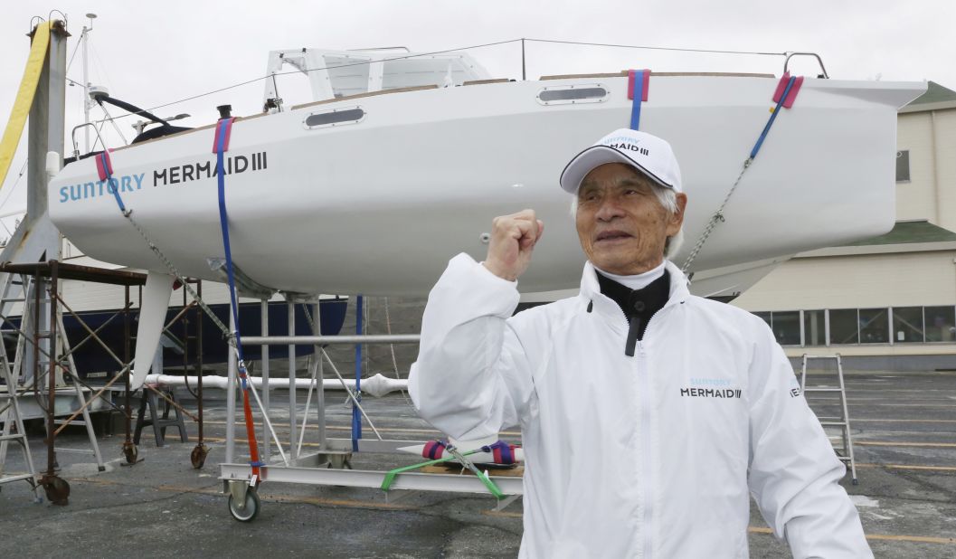 <strong>Never too old:</strong> Horie told CNN he wants to keep sailing for as long as he is healthy.