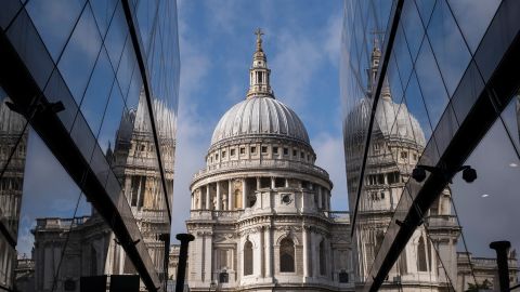A file photograph of St Paul's Cathedral, the location of Friday's thanksgiving service.