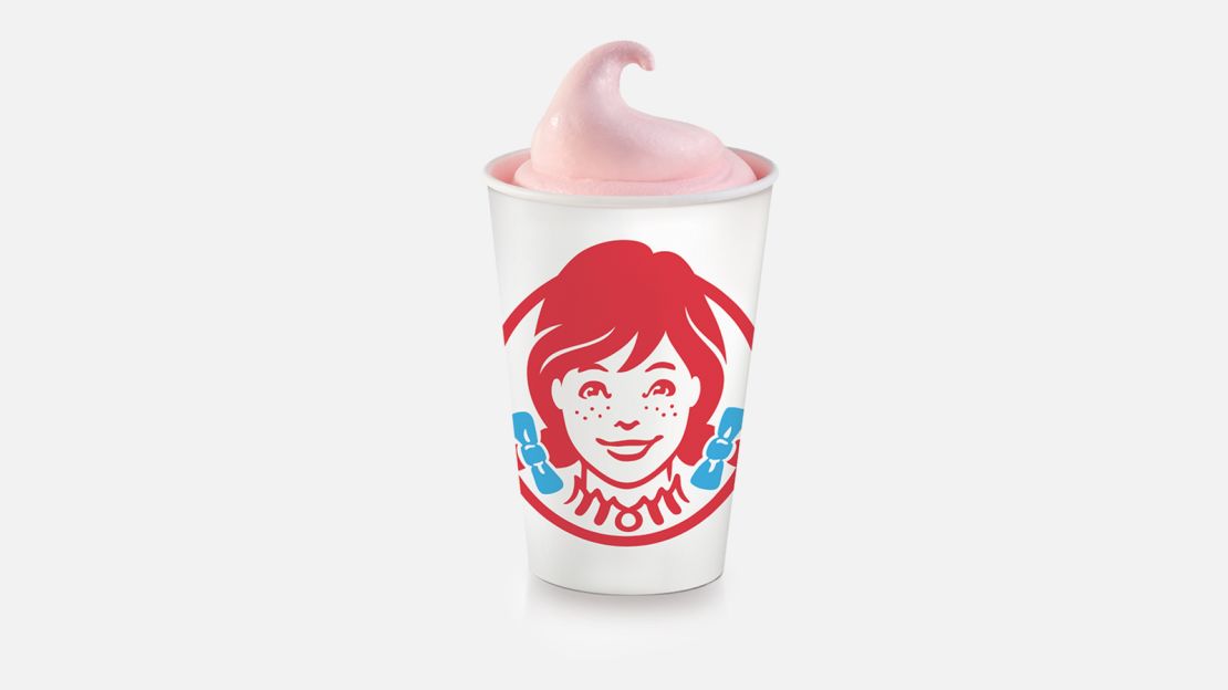 The new strawberry Frosty is now on sale at Wendy's.
