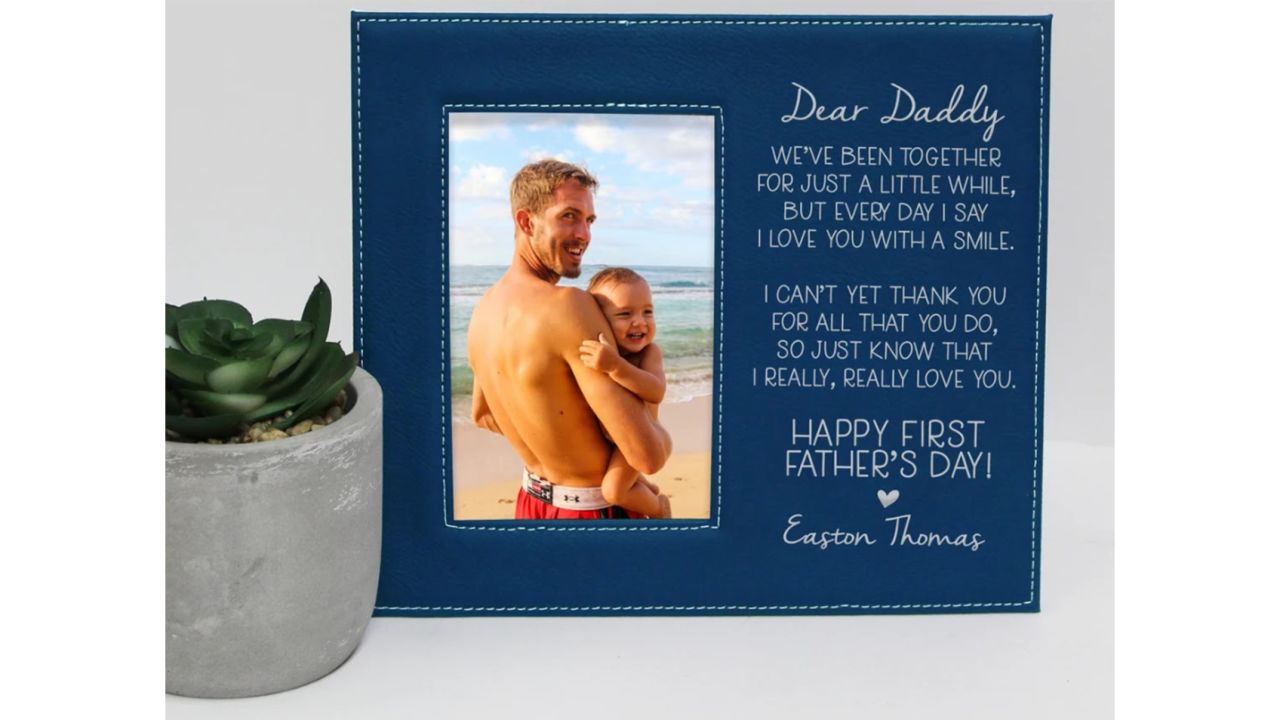 28Collective First Father's Day Picture Frame 