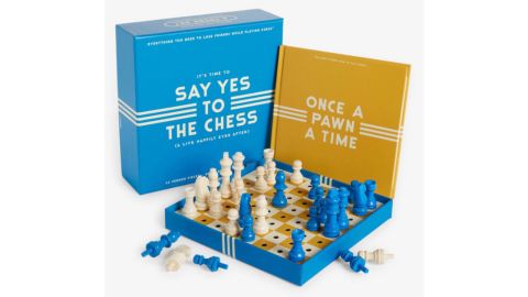 Chronicle Books ‘Say Yes to the Chess’ Game & Book Set