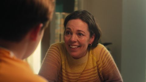 Actor Olivia Colman plays Sarah Nelson, Nick Nelson's mom, in the Netflix series "Heartstopper."
