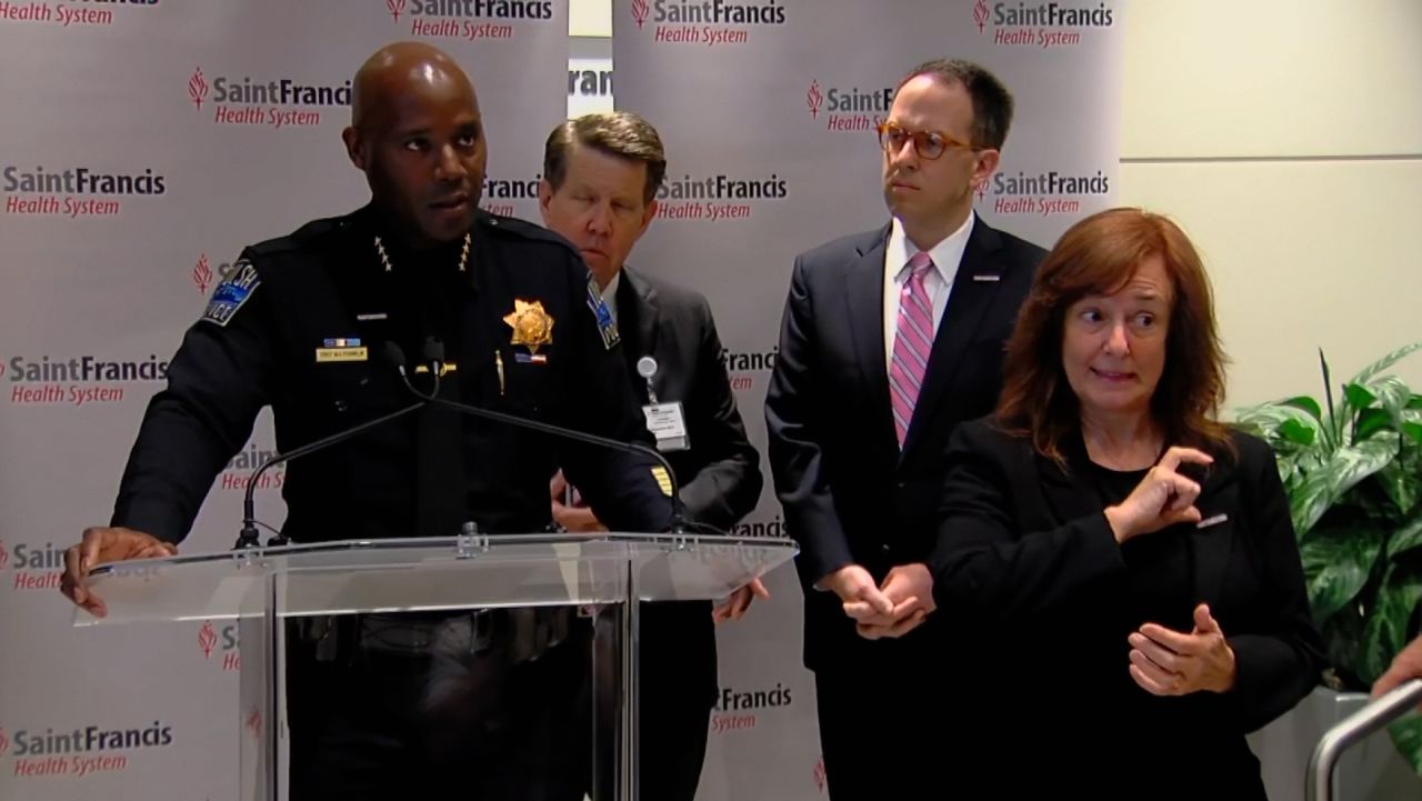 Tulsa hospital press conference