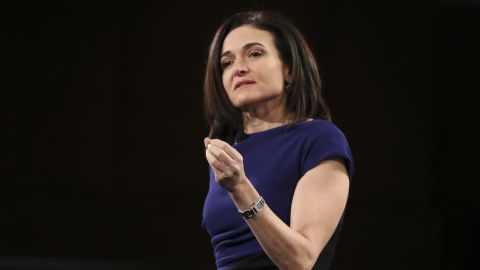 Facebook COO Sheryl Sandberg speaks on stage at the 2016 MAKERS Conference Day 2 at the Terrenea Resort on February 2, 2016 in Rancho Palos Verdes, California.