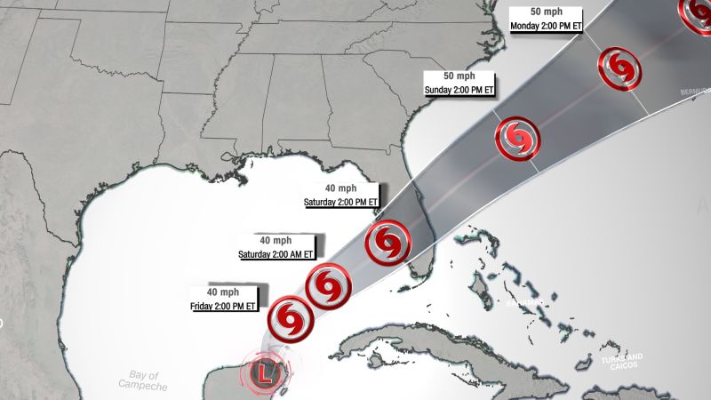 Alex: Tropical Storm Watch Issued For Florida | CNN