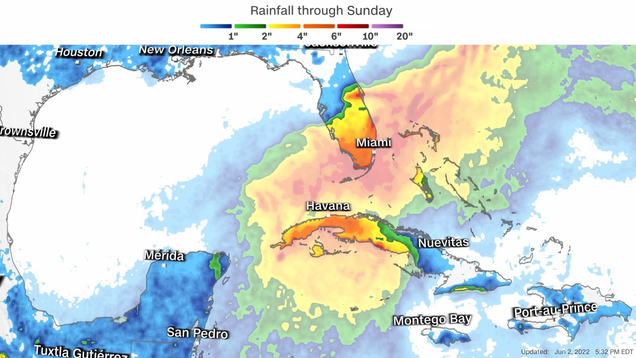 weather florida forecast rainfall 060222