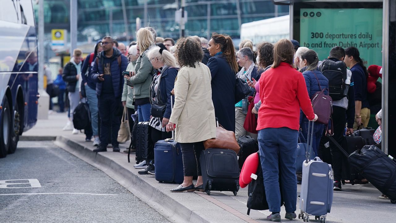<strong>Ground zero: </strong>Over 1,000 people missed their flights on one busy day at Dublin Airport.